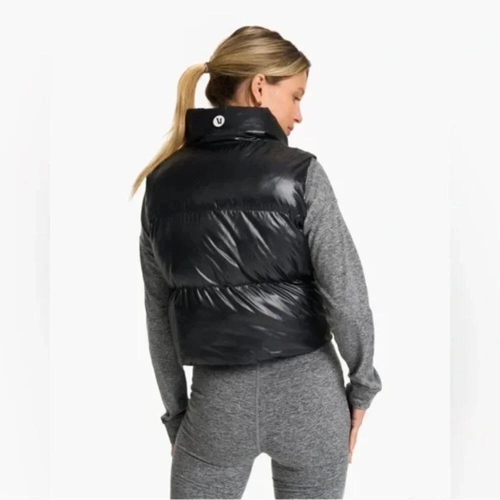 Vuori Hudson Insulated Cropped Puffer Zip Up Vest Size Medium Women's - Picture 4 of 8